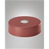 Fabas 3805-57-375 DIFFUSORE/PARALUME IN METALLO ROSSO MATTONE D.35CM H.10CM PER KIT LUCI LED 14W