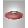 Fabas 3805-58-375 DIFFUSORE/PARALUME IN METALLO ROSSO MATTONE D.35CM H.6,3CM PER KIT LUCI LED 14W