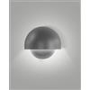 Fabas ECTOR APPLIQUE DA ESTERNO A LED 10W 3000K 990lm GRIGIO SCURO IP65