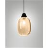 Fabas EDISON 3519-59-365 VETRO COGNAC PICCOLO COMPLETO DI CAVO X KIT LUCI