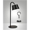 Fabas ARMANDA KIT COMPLETO ILLUMINATORE NERO A LED 3W 3000K 320LM DIMMERABILE E ORIENTABILE RICARICABILE IP54