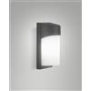 Fabas GLUCK APPLIQUE GRIGIO SCURO DA ESTERNO ATTACCO E27 IP54