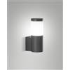 Fabas GORLA APPLIQUE GRIGIO SCURO PER ESTERNO ATTACCO E27 IP54
