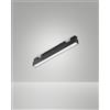 Fabas ERMES MODULO OPAL NERO PER SISTEMA BINARIO 3000K 10W 1240LM L.30,5CM ON/OFF