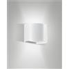 Fabas CODY APPLIQUE D ESTERNO DOPPIA EMISSIONE A LED 12W 3000K 1448LM BIANCA IP65