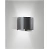 Fabas CODY APPLIQUE D ESTERNO DOPPIA EMISSIONE A LED 12W 3000K 1448LM GRIGIO SCURO IP65