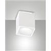 Fabas COIBA PLAFONIERA QUADRATA BIANCA LED 13W 3000K 848 + 486LM 2 LUCI