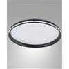 Fabas ISY PLAFONIERA LED NERA D.55CM A LED CCT 2700K - 3200K - 4000K- 64W - 5800 lm DIMMERABILE