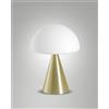 Fabas BLIP LAMPADA DA TAVOLO OTTONE SATINATO A LED CCT 2700K - 3000K - 4000K- 7W - 500 lm DIMMERABILE