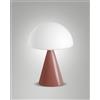 Fabas BLIP LAMPADA DA TAVOLO ROSSO MATTONE A LED CCT 2700K - 3000K - 4000K- 7W - 500 lm DIMMERABILE