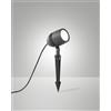Fabas BORIS LUCE CON PICCHETTO DA GIARDINO GRIGIO SCURO A LED 8W 3000K 700LM