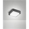 Fabas DIUK PLAFONIERA GRIGIO SCURO PER ESTERNO A LED 12W 3000K 1620LM