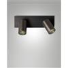 Fabas FLORES SPOT 2 LUCI CANNA DI FUCILE ORIENTABILE ATTACCO GU10