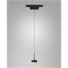 Fabas KIT SOSPENSIONE PER SISTEMA BINARIO 48V 8W CCT 2700/3000/4000K 750LM NERO DIMMERABILE PUSH