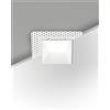 Fabas KRIS INCASSO QUADRATO ASIMMETRICO A RASO BIANCO 4000K 950LM 8W DIMMERABILE