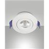 Fabas MACAS FARETTO DA INCASSO A LED 4W 3000K 360LM BIANCO ON/OFF D.5,3CM