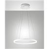 Fabas LEO SOSPENSIONE BIANCA A LED 36W 3000K 3780LM D.60CM ON/OFF