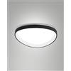 Fabas QUIRK PLAFONIERA LED NERA D.60CM A LED CCT 2700K - 3200K - 4000K- 56W - 6600 lm DIMMERABILE