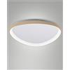 Fabas QUIRK PLAFONIERA LED OTTONE SATINATO D.80CM A LED CCT 2700K - 3200K - 4000K- 75W - 8900 lm DIMMERABILE