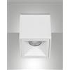 Fabas PEREZ PLAFONIERA BIANCA QUADRATA 1 LUCE ATTACCO GU10 L.9CM