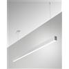 Fabas MILLET SOSPENSIONE ALLUMINIO 3000K 3380LM 23W OPALE ON/OFF IP40 100CM