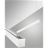 Fabas MILLET SOSPENSIONE DOPPIA EMISSIONE BIANCA A LED 3000K 3380+1290LM 23W- 15W PRISMATIC ON/OFF IP40 MT