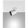 Fabas MODO INCASSO SPOT BIANCO 1 LUCE ALLUMINIO SPAZZOLATO ORIENTABILE ATTACCO GU10 IP20 D.6,5CM