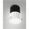Fabas NASCA FARETTO INCASSO TONDO BIANCO D.6,2CM C/DRIV 12W 3000K 1150LM