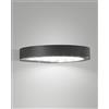 Fabas PALMER APPLIQUE PANNELLO SOLARE GRIGIO SCURO CREPUSCOLARE CON SENSORE DI MOVIMENTO A LED 2,7W 3000K 385LM