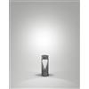 Fabas TEO PALETTO PER ESTERNO NERO LUCIDO ALTEZZA CM.30 A LED 13W 3000K 1170LM IP65