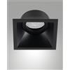Fabas TOODLE FARETTO ATTACCO GU10 QUADRATO NERO ORIENTABILE 9,3CM