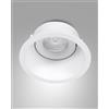 Fabas TOODLE FARETTO ATTACCO GU10 TONDO BIANCO ORIENTABILE D.9,3CM