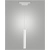 Fabas SOSPENSIONE BIANCA CILINDRICA PER SERIE ERMES LED 3000K 720LM 7,5W DIMMERABILE PUSH