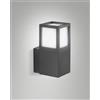Fabas SMUK APPLIQUE GRIGIO SCURO DA ESTERNO 1 LUCE ATTACCO E27 IP54