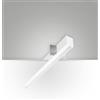 Fabas TURNER INCASSO A RASO BIANCO 29W 4000K 3570LM PRISMATIC IP40 100CM DIMMERABILE DALI