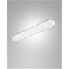 Fabas TURNER PLAFONIERA BIANCO A LED 29W 4000K 3570LM PRISMATIC IP40 100CM DIMMERABILE DALI