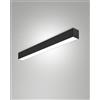 Fabas TURNER PLAFONIERA NERA A LED 29W 4000K 3570LM OPALE IP40 100CM DIMMERABILE DALI