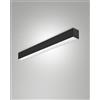 Fabas TURNER PLAFONIERA NERA A LED 29W 4000K 3570LM PRISMATIC IP40 100CM