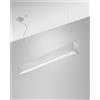 Fabas TURNER SOSPENSIONE ALLUMINIO LED 29W 3000K 3470LM PRISMATIC IP40 DIMMERABILE DALI 100CM