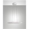 Fabas VELA SOSPENSIONE LED 3000K - 24W - 3400 lm BIANCA L.59x43CM. DIMMERABILE SMART C/ACC.
