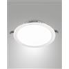 Fabas VIESTE FARETTO INCASSO 30W 3000K 3450LM BIANCO D.24CM DIMMERABILE DALI /PUSH