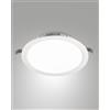 Fabas VIESTE FARETTO INCASSO 30W 4000K 3650LM BIANCO D.24CM DIMMERABILE DALI /PUSH