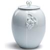 PIOSRTRR Urna funeraria (grande), 2,4 L, adatta per Umana / Cani fino a 70kg, ceramica, verde