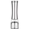 MSIHEY Macinapepe manuale, macina spezie, macina in ceramica regolabile, elegante macina sale e pepe in acciaio inox di alta qualità, utilizzabile anche come macinino peperoncino (senza spezie)