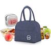 JEEZAO Borsa Termica Porta Pranzo con Rivestimento Isolamento,Borse Frigo Piccole Donne Uomo,Borsa Alimenti per Ufficio, Scuola e Picnic