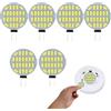 EuAcesry Lampadina G4 LED, 6 Pcs AC/DC 12V Lampadine LED G4, (Non Dimmerabile, Bianco Caldo), 24x 5730SMD Lampadina per Illuminazione da Incasso, Luce dell'armadio