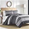 Nautica Quilt Vessey-Trapunta in Cotone, per Letto Matrimoniale, 100%, Grigio, Coppia