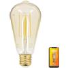 KOZII KRFDE470STACCT Lampadina a LED connessa con attacco E27, dimmerabile con attacco E27 e Alexa
