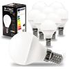 V-TAC 10x Lampadine LED P45 Golf con Attacco E14-3,7W (Equivalenti a 25W) - 320 Lumen - Lampadina LED Pallina da Golf - Massima Efficienza e Risparmio Energetico - Luce Bianca Calda 3000K