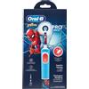 ORAL-B Pro Kids3+ Spiderman - Spazzolino Elettrico per bambini